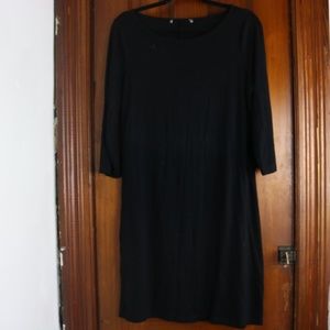 THICK Long Sleeved Black Dress